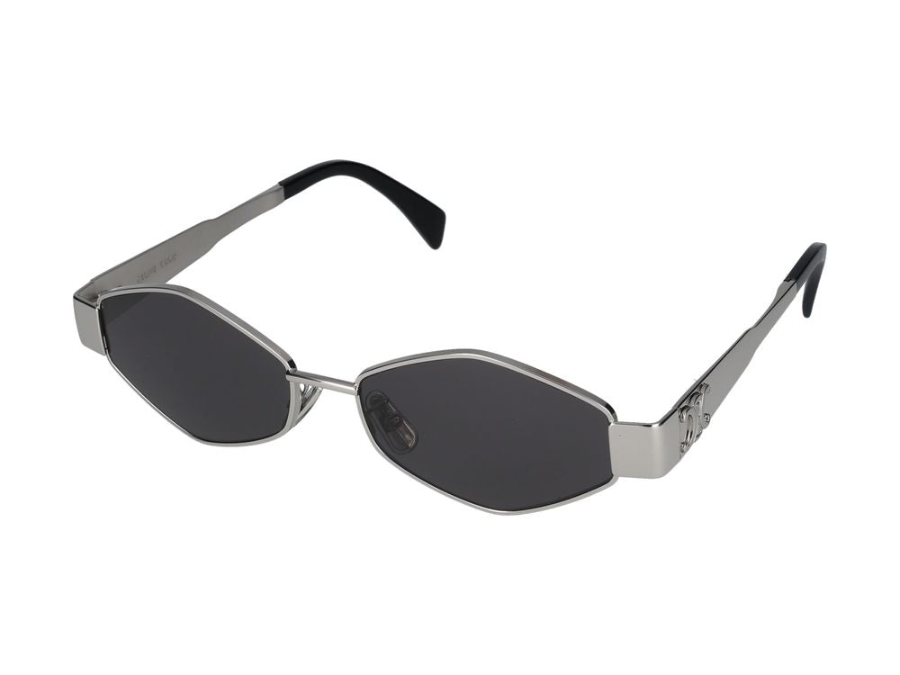 Celine Cl40254u Metal Frame Sunglasses — Silver Standard