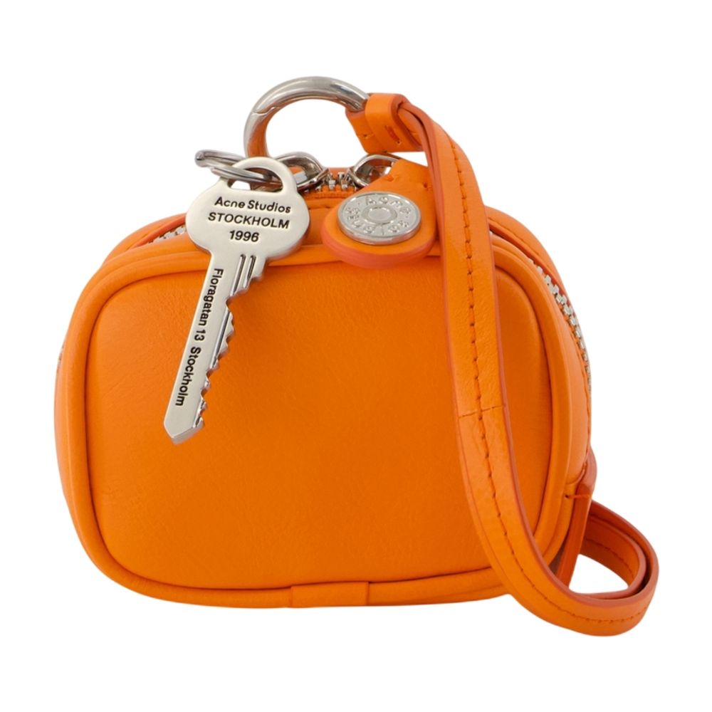 Acne Studios Shoulder Bag — Orange Calfskin