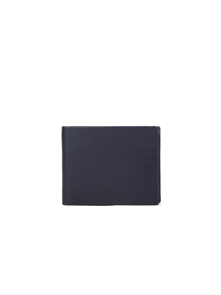 Momo Design Leather Wallet — Navy