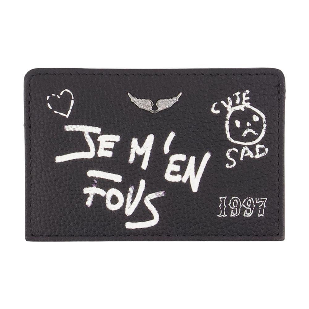 Zadig & Voltaire Card Case — Black Cowhide Cases