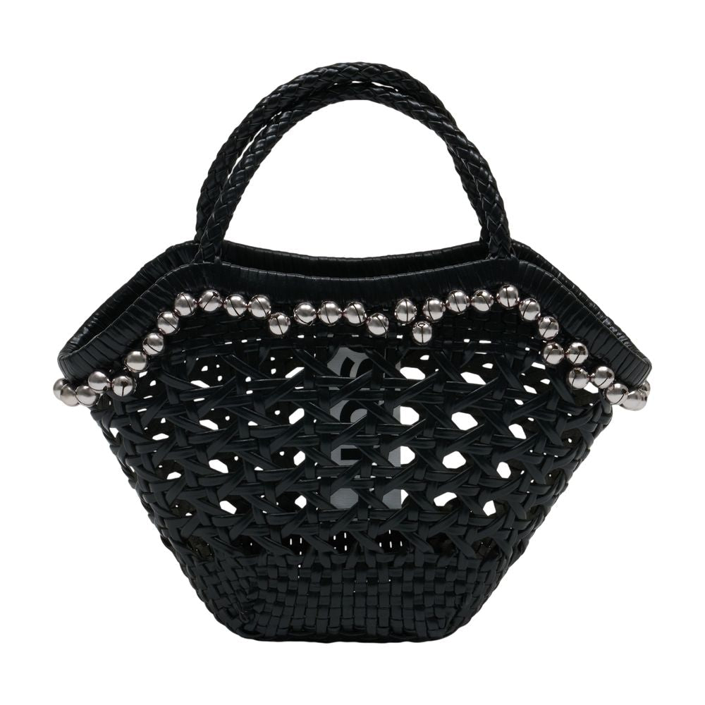 Osoi Tote Bag — Black Raffia