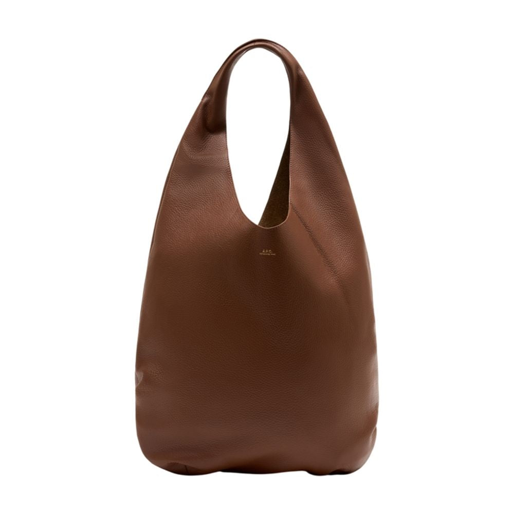 A.p.c. Le Neige Shoulder Bag — Brown Cowhide