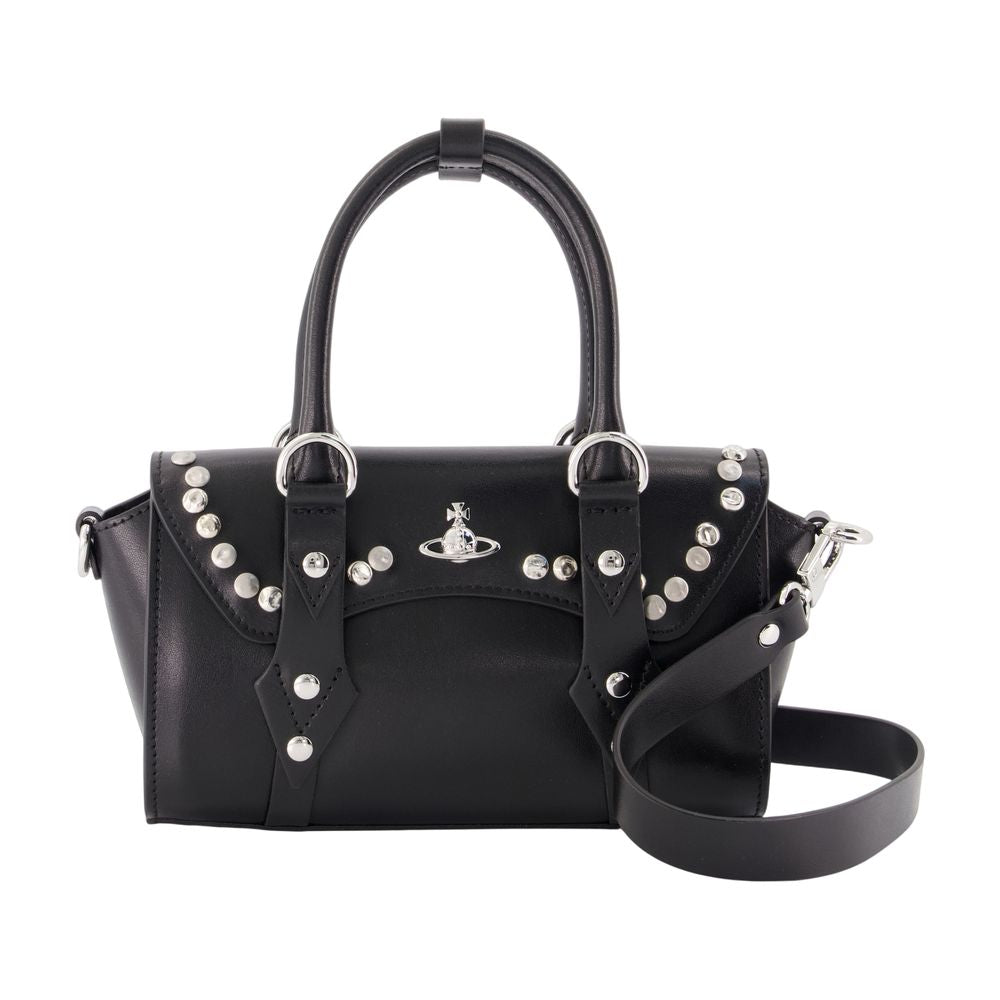 Vivienne Westwood Crossbody Bag — Black Calfskin