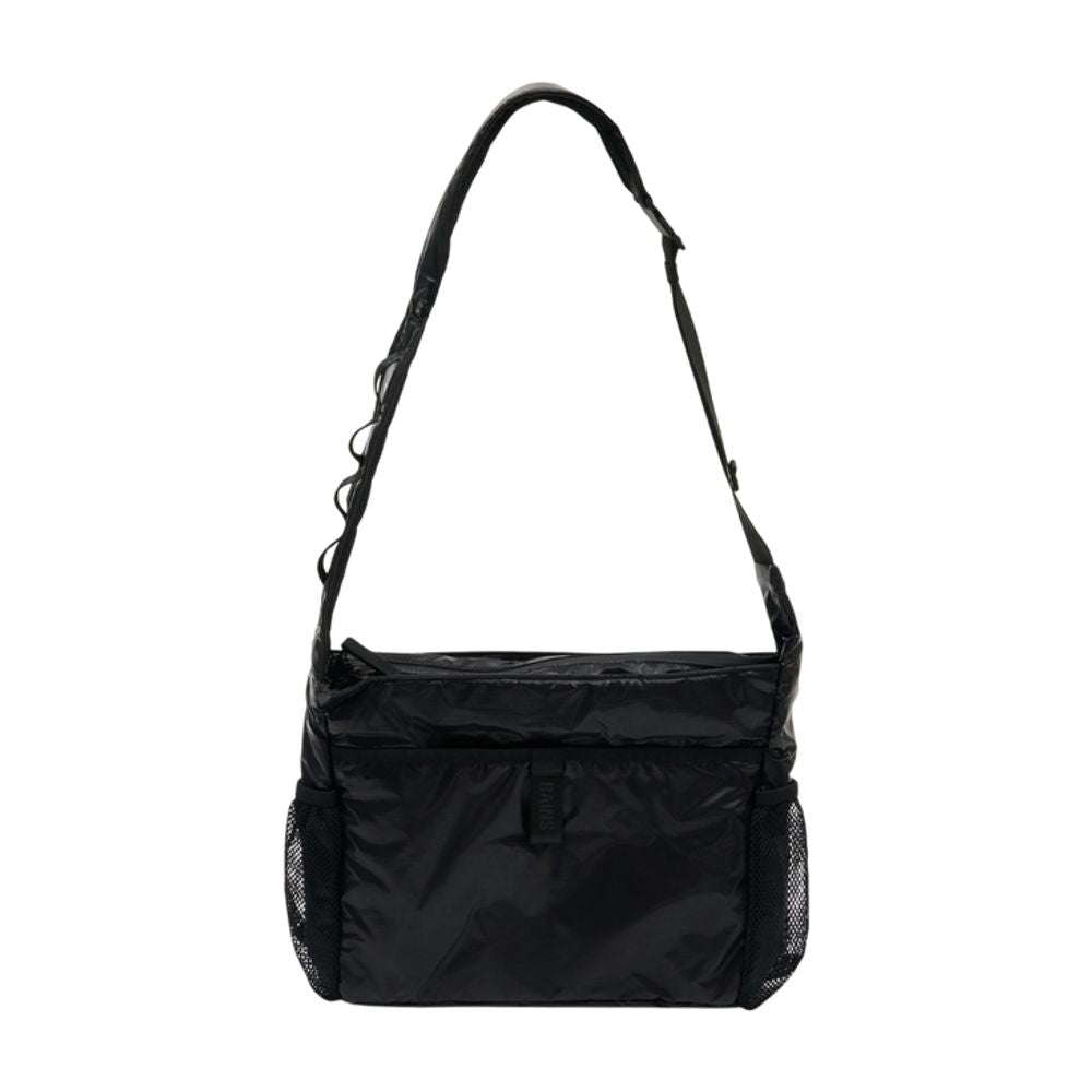 Rains Sibu Messenger W3 Crossbody Bag — Black Synthetic