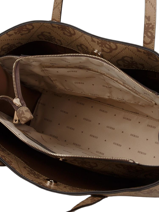 Guess Tote Bag — Beige Polyurethane