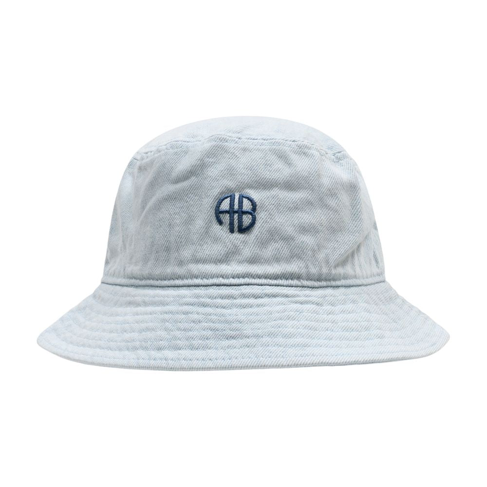 Anine Bing A-12-12194-Whd64 Bucket Hat — Blue Cotton