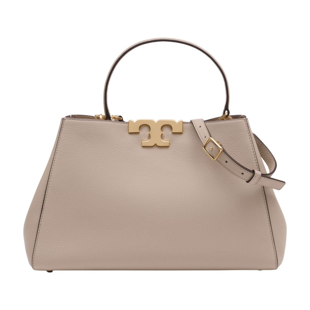 Tory Burch Eleanor Top Handle Bag — Beige Cowhide