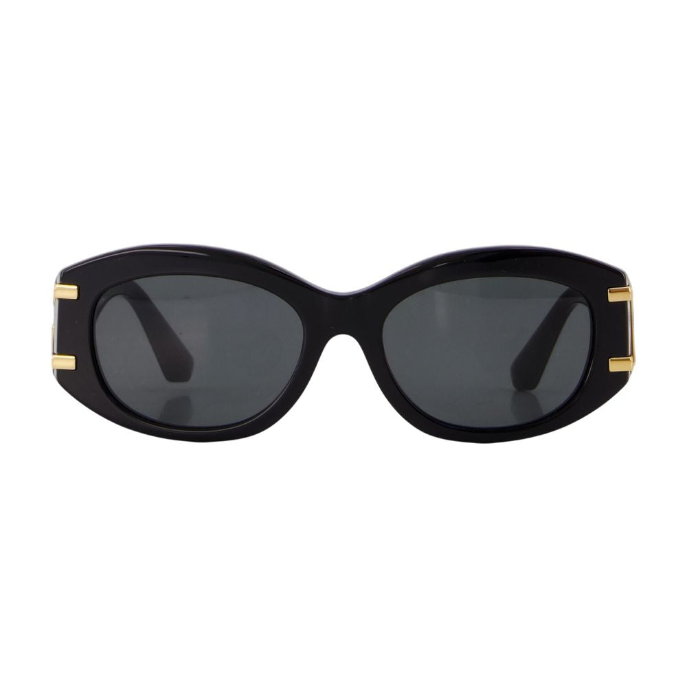 Dolce&gabbana 0dg4502 Oval Acetate Sunglasses — Black