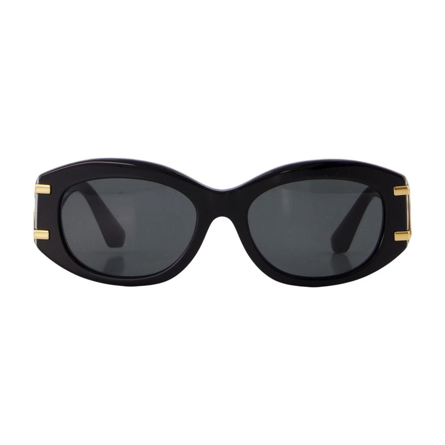 Dolce&gabbana 0dg4502 Oval Acetate Sunglasses — Black