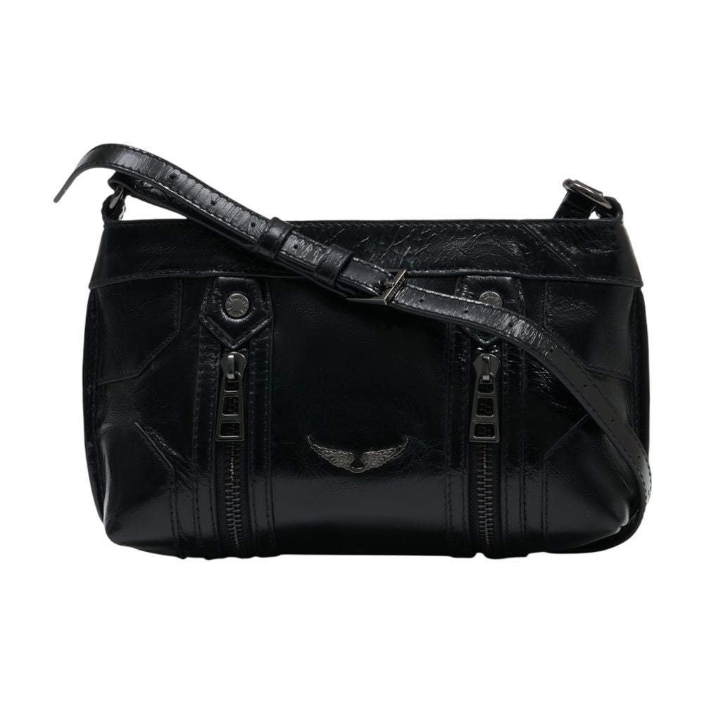 Zadig & Voltaire Calfskin Crossbody Bag — Black