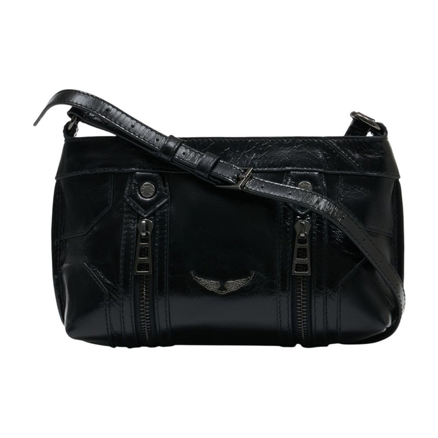 Zadig & Voltaire Calfskin Crossbody Bag — Black