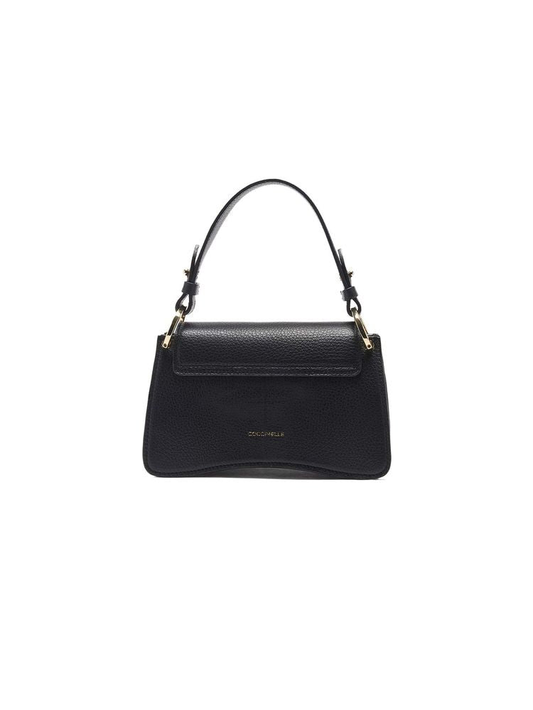 Coccinelle Shoulder Bag — Black Cowhide