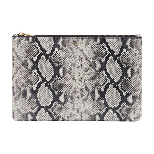 Anine Bing Elly Clutch — Gray Calfskin