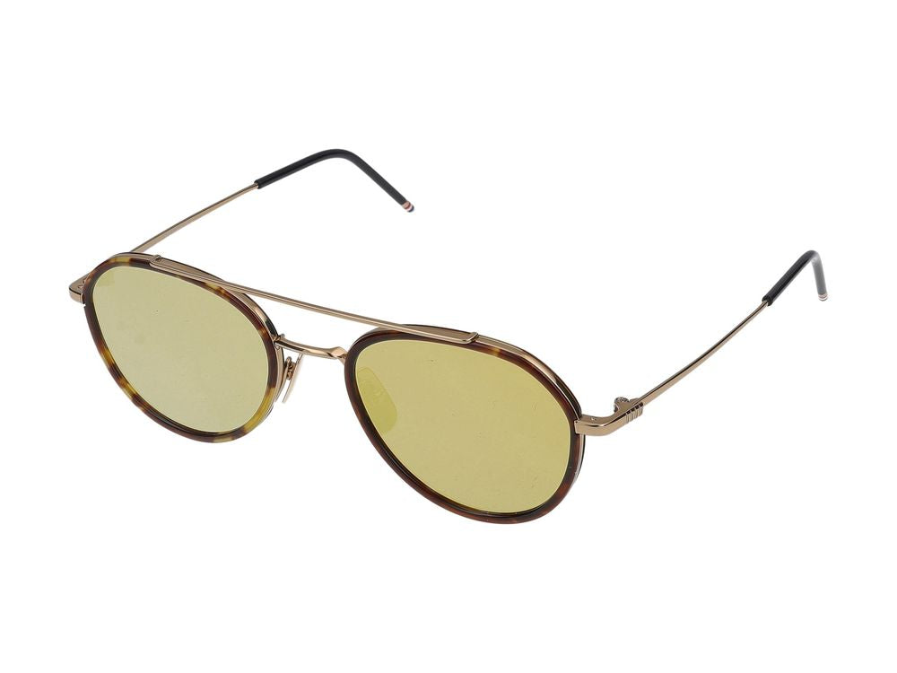 Thom Browne Ues801a-G0003-215-51 Sunglasses — Brown Acetate/titanium