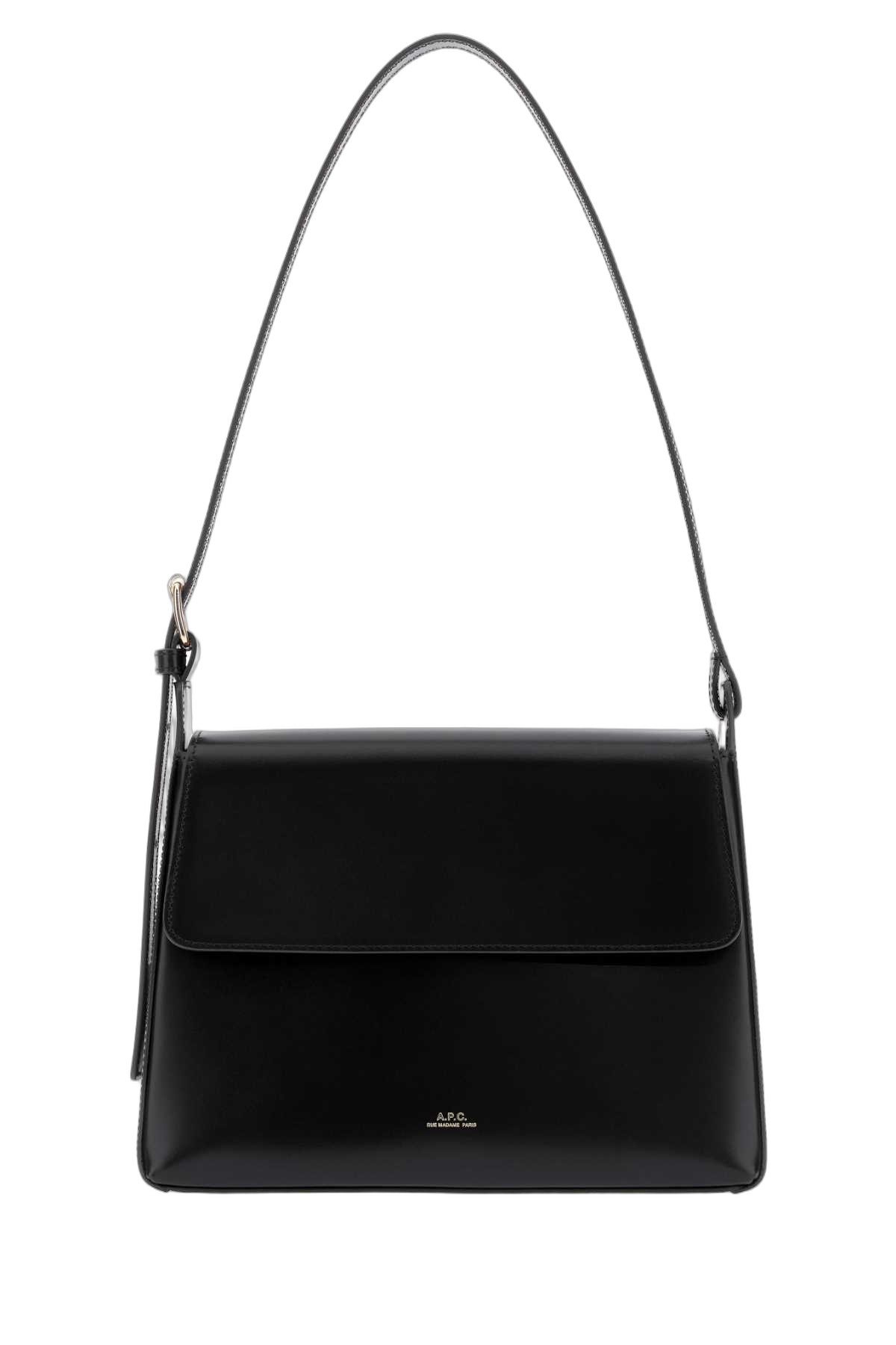 A.p.c. Virginie Shoulder Bag — Black Vache