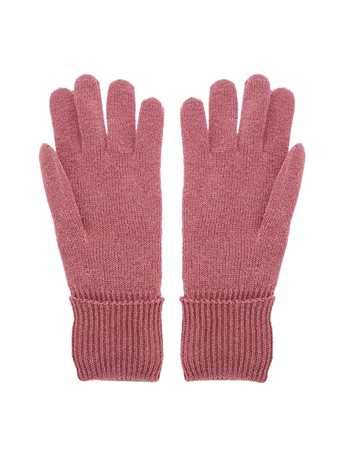 Gucci Gg Monogram Lurex Gloves — Pink Viscose