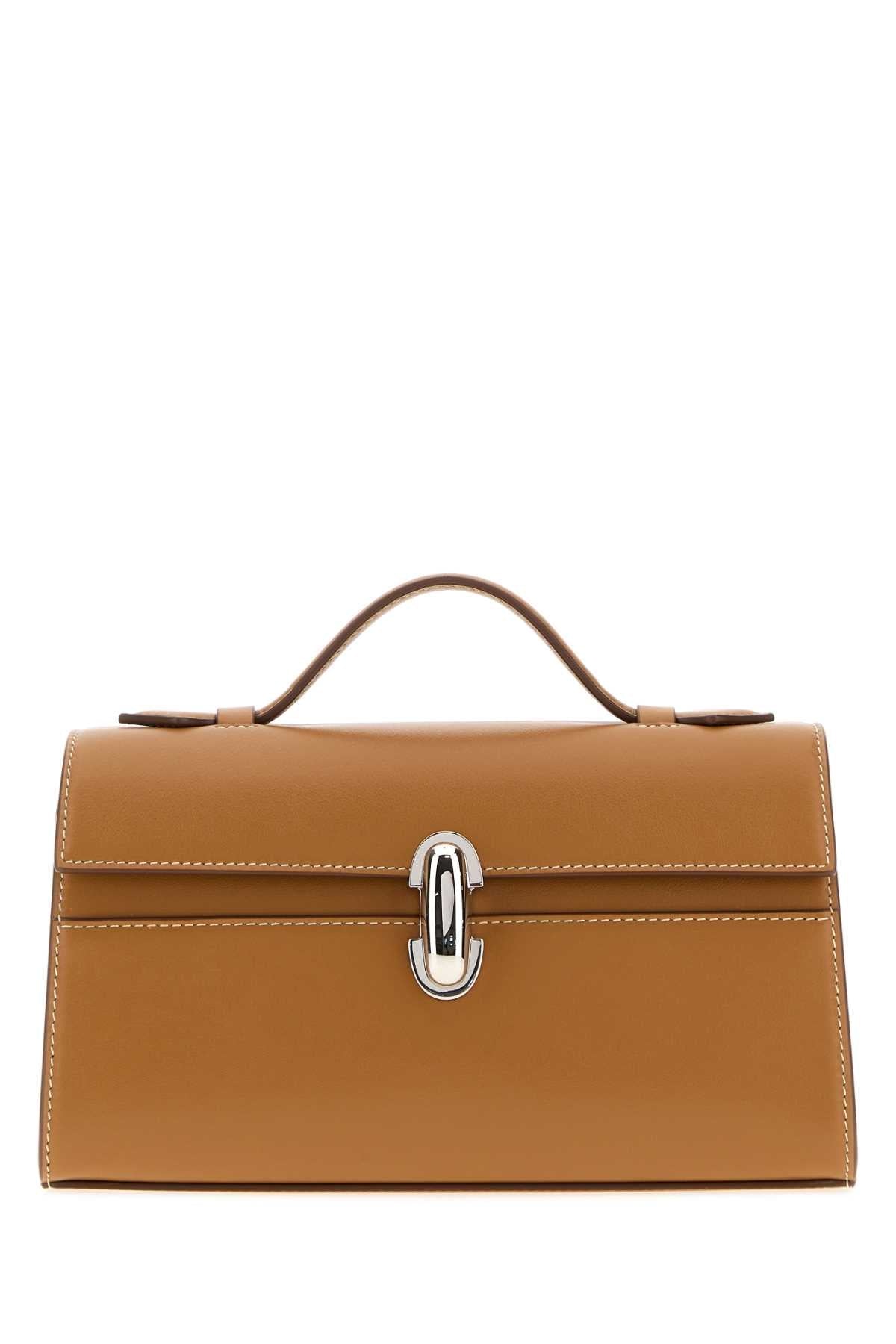 Savette Symmetry Top Handle Bag — Brown