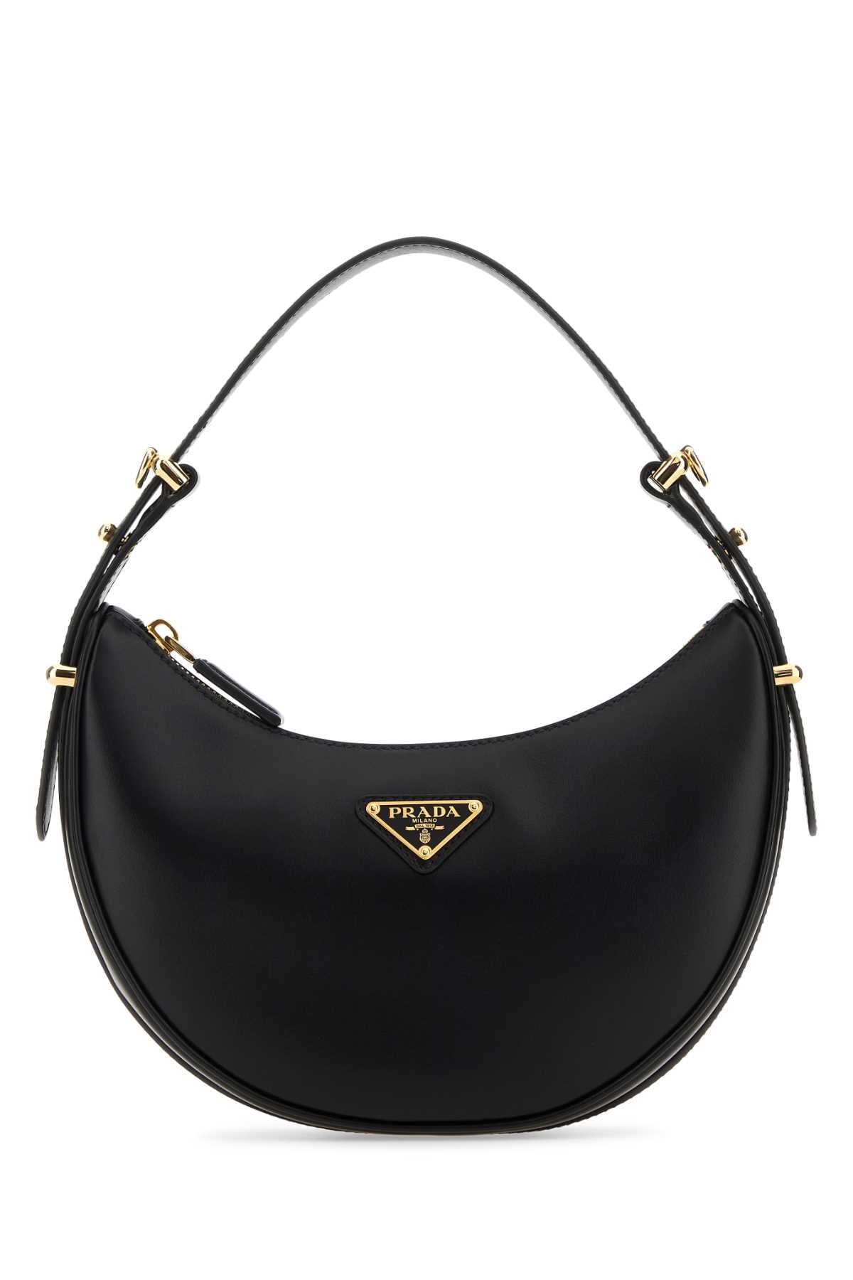 Prada Shoulder Bag — Black Vitello