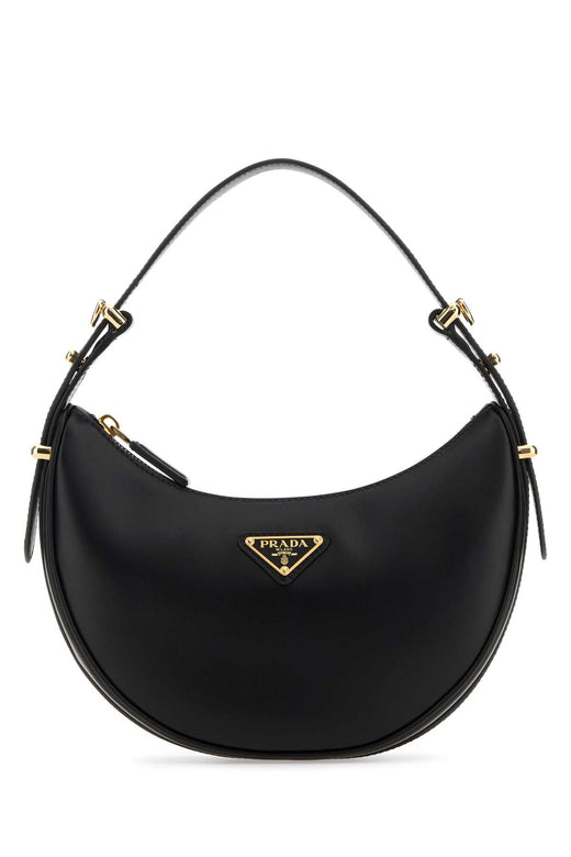 Prada Shoulder Bag — Black Vitello