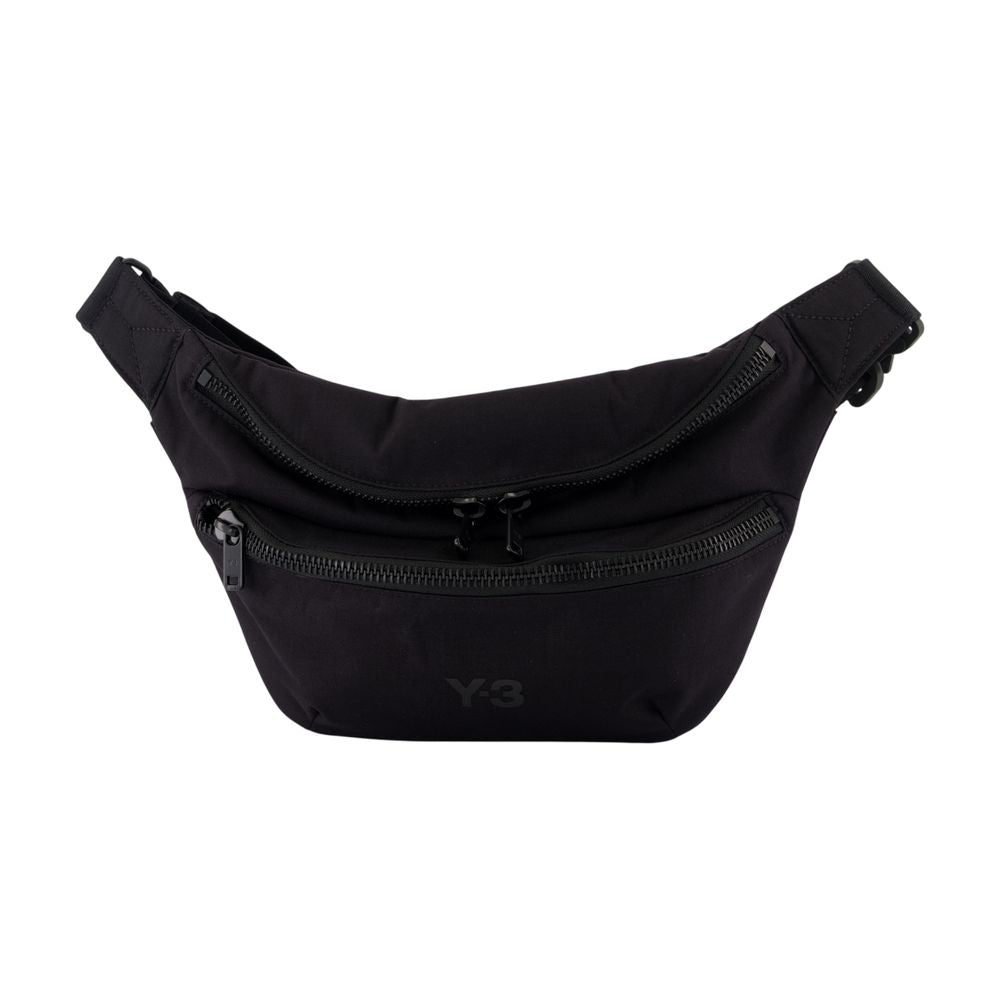 Y-3 Utilitarian Synthetic Belt Bag — Black