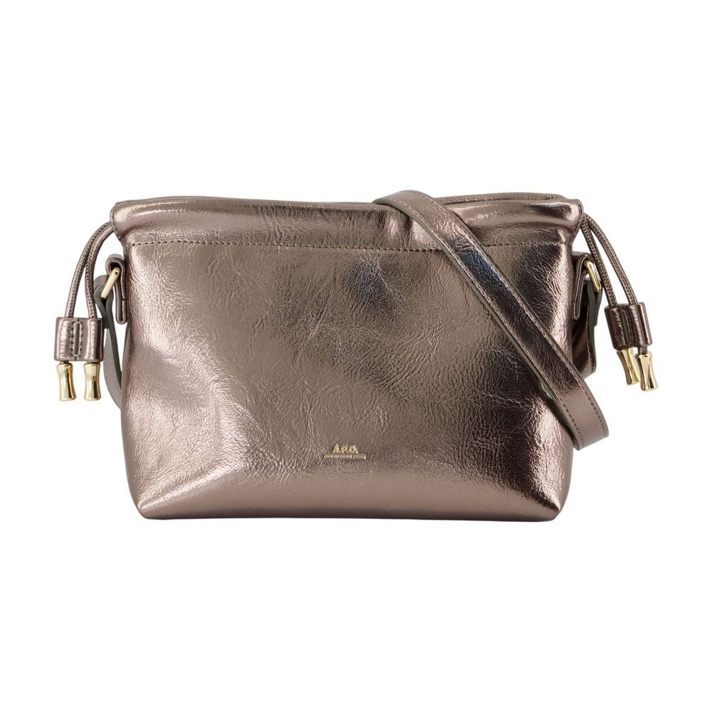 A.p.c. Ninon Mini Crossbody Bag — Silver Synthetic