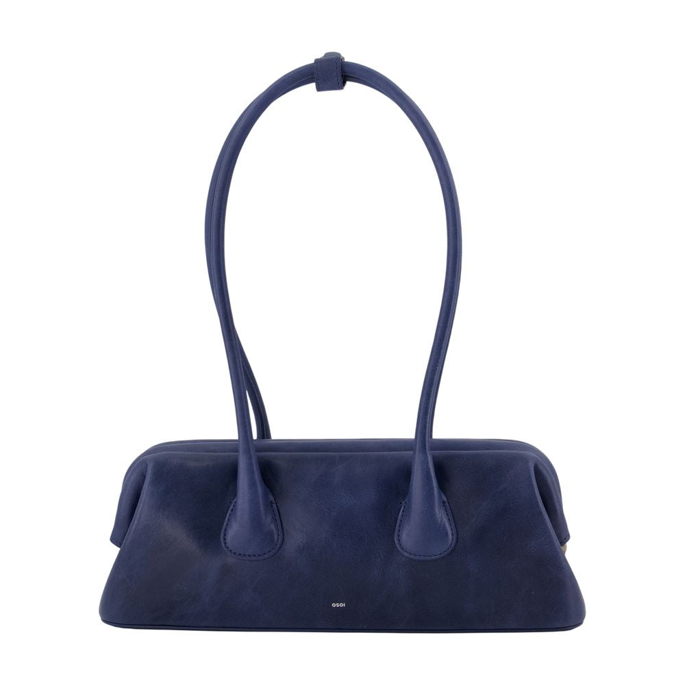 Osoi Shoulder Bag — Blue Cowhide