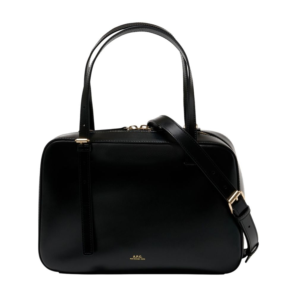 A.p.c. Shoulder Bag — Black Cowhide