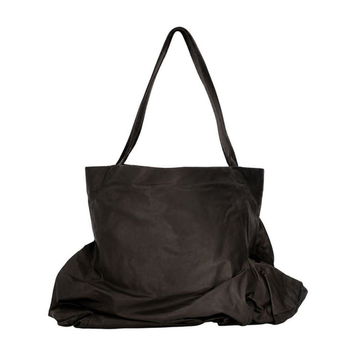 Yohji Yamamoto Unevenness Tote Bag — Black Cowhide