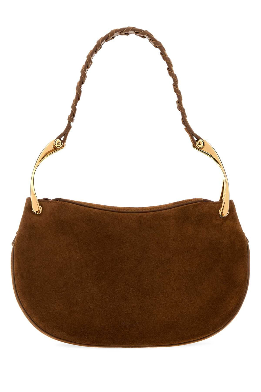 Alexander Mcqueen Wishbone Shoulder Bag — Brown
