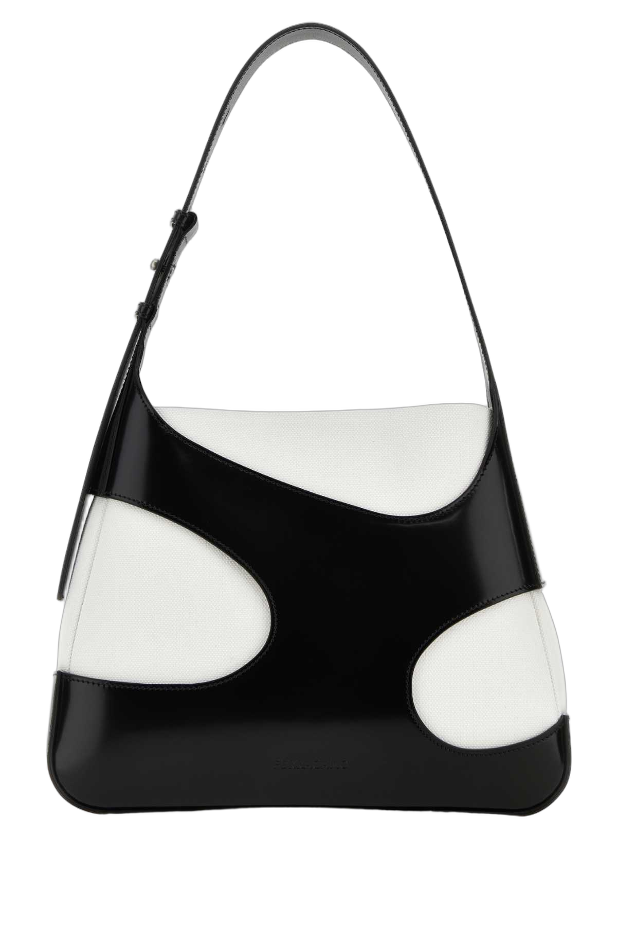 Ferragamo Neroowhite Shoulder Bag — Black