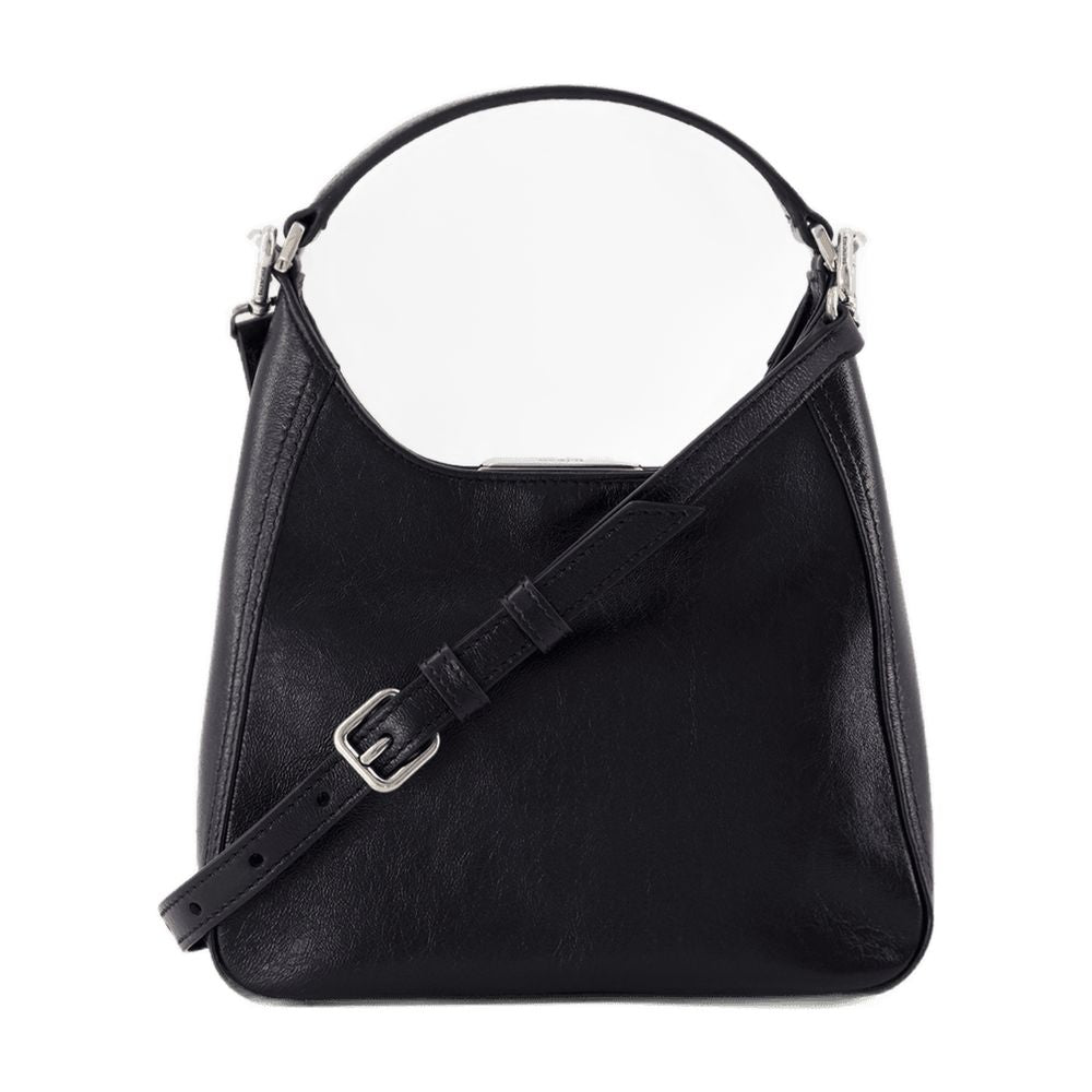 Balenciaga Bb Shoulder Bag — Black Lambskin