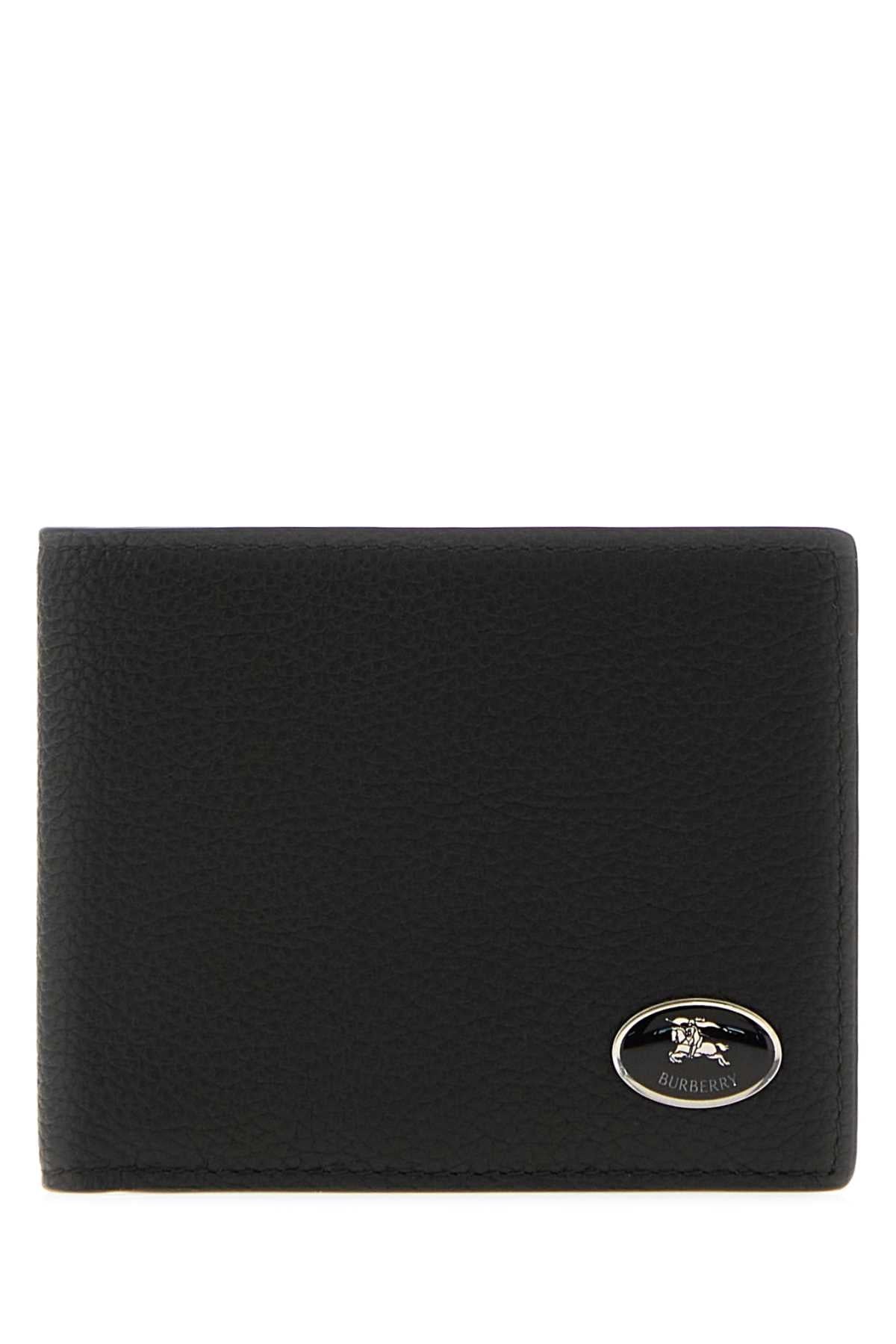 Burberry Hipfold Wallet — Black Exterior: Calf