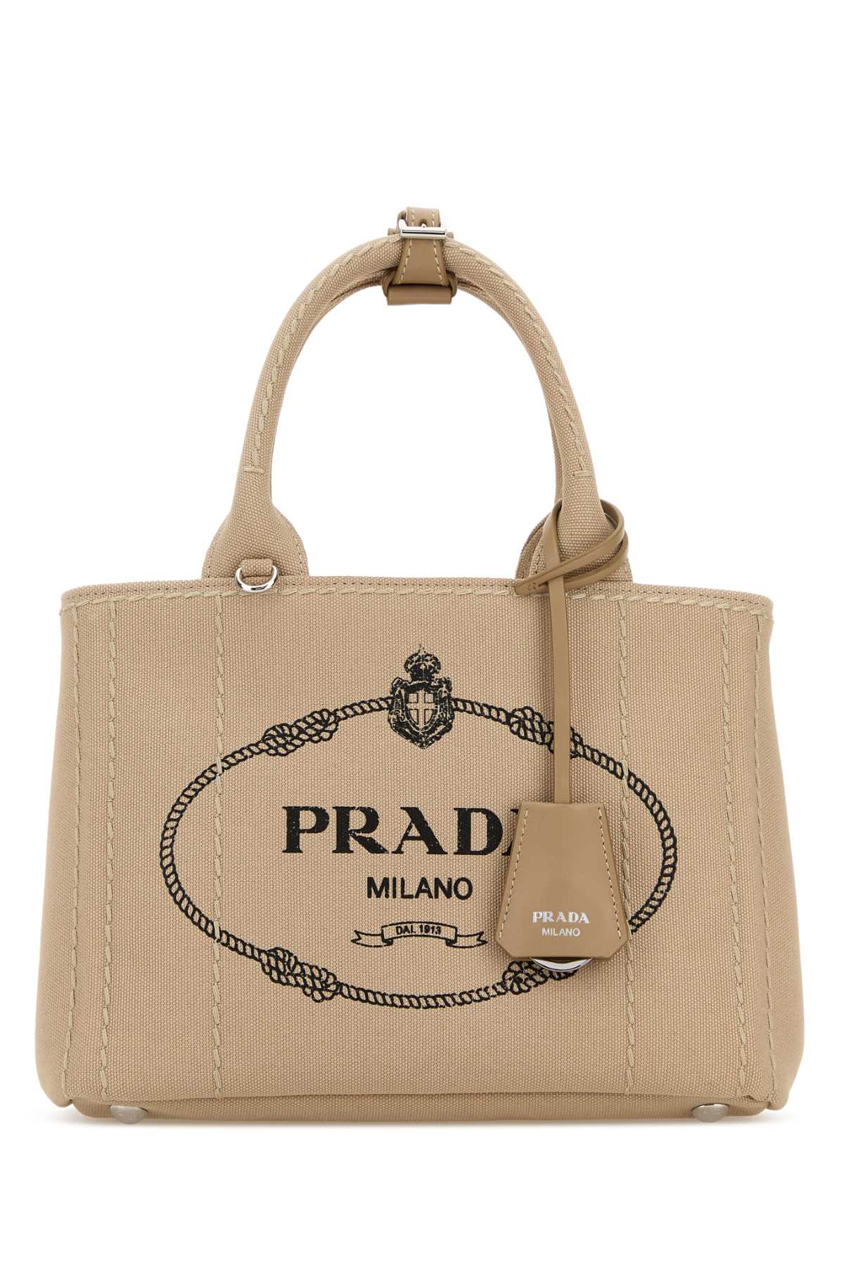 Prada Jardinière Tote Bag — Beige