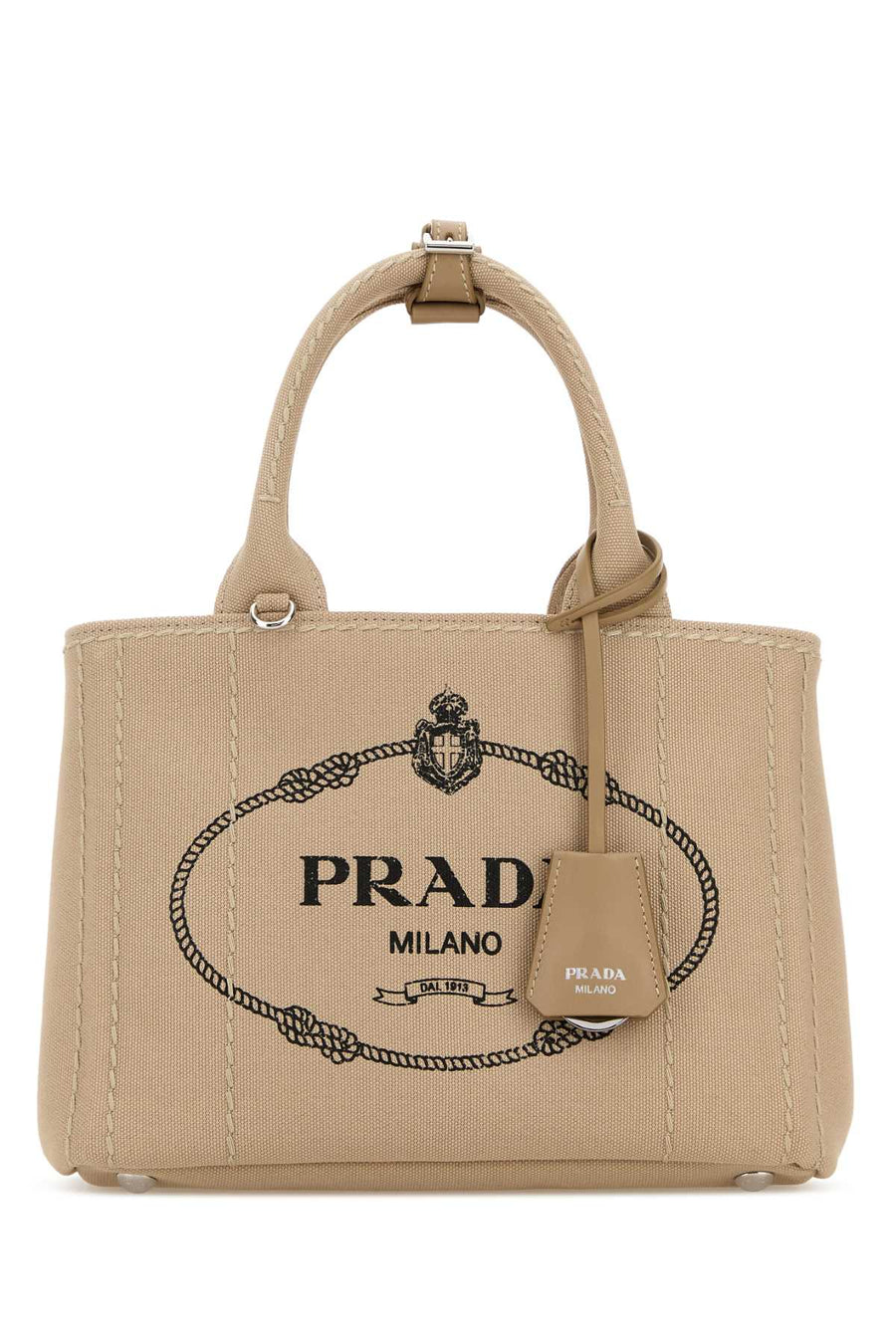 Prada Jardinière Tote Bag — Beige