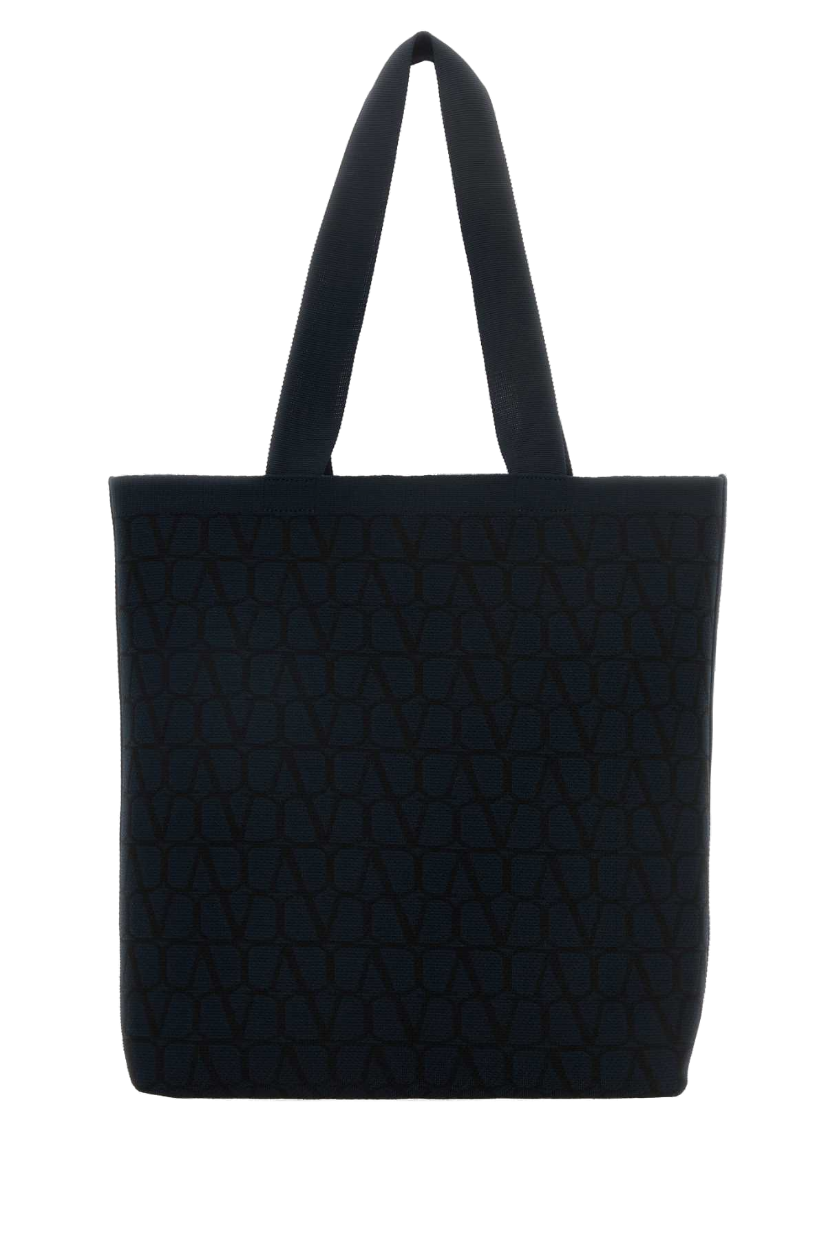 Valentino Garavani Tote Bag — Black Exterior: Fabric