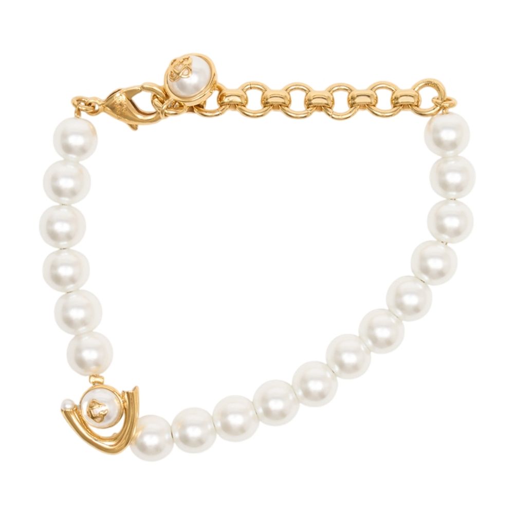 Casablanca Lotus Bracelet — White Pearls Bracelets