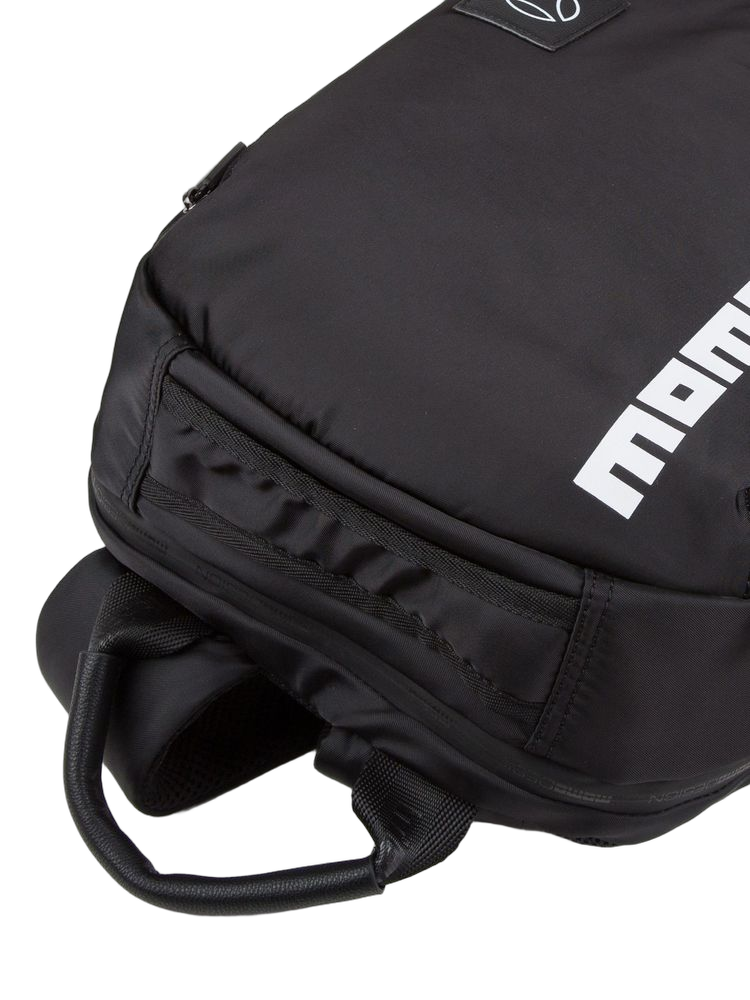 Momo Design Utilitarian Polyester Backpack — Black Hand Bags