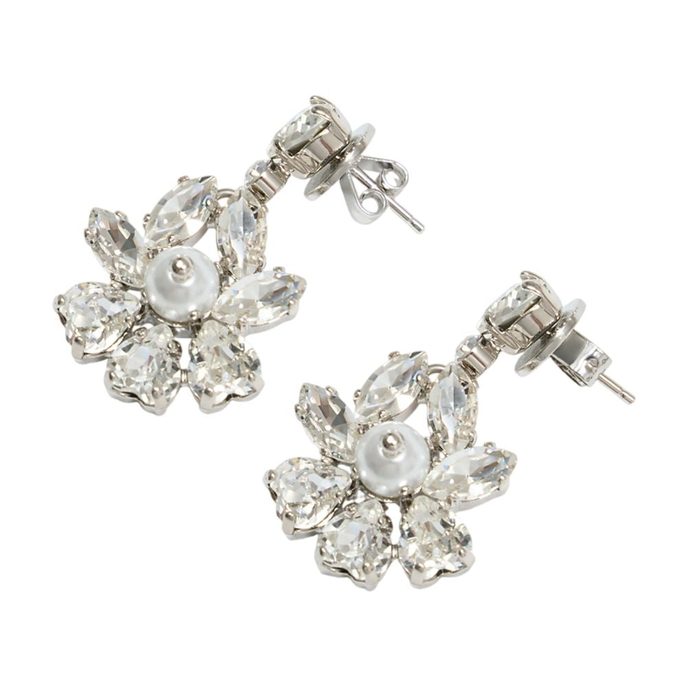 Simone Rocha Heartbloom Earrings — Silver Other