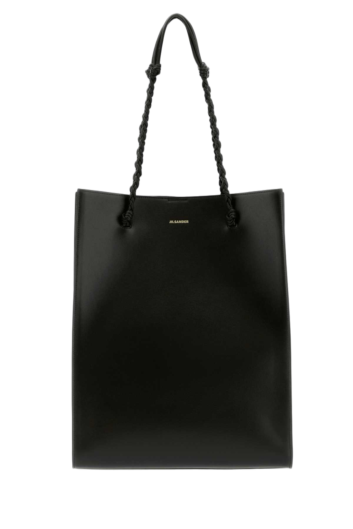 Jil Sander Leather Tote Bag — Black