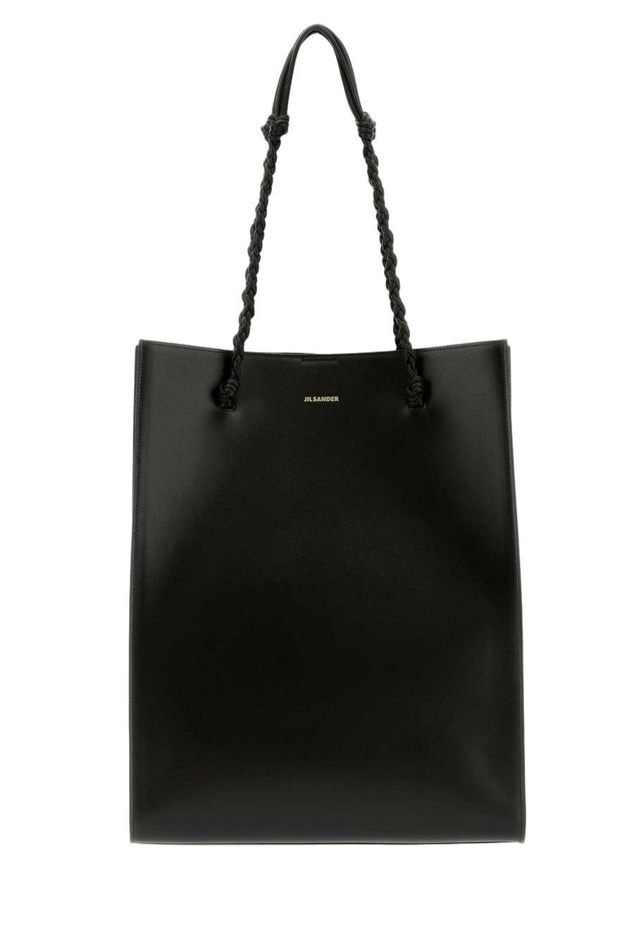 Jil Sander Leather Tote Bag — Black