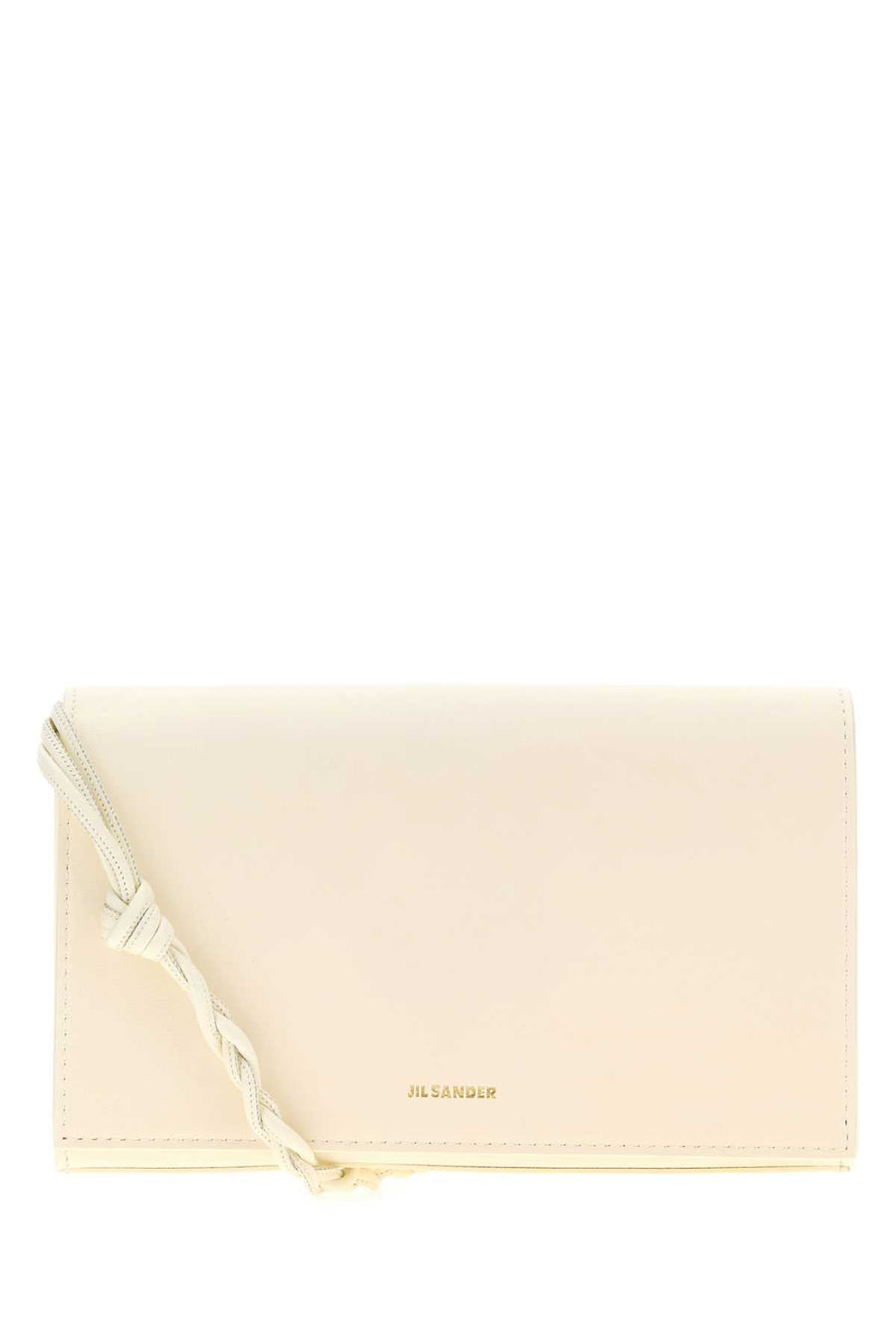 Jil Sander Calfskin Wallet — Beige Exterior: Calf