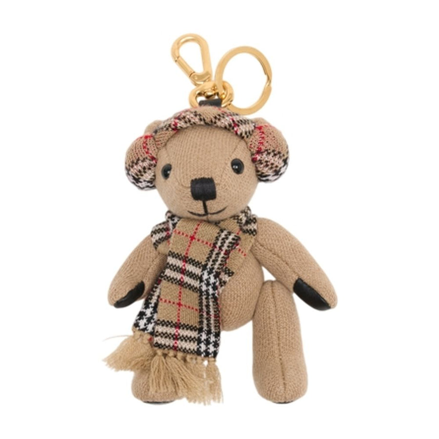 Burberry Wool Teddy Bear Charm — Beige Headbands