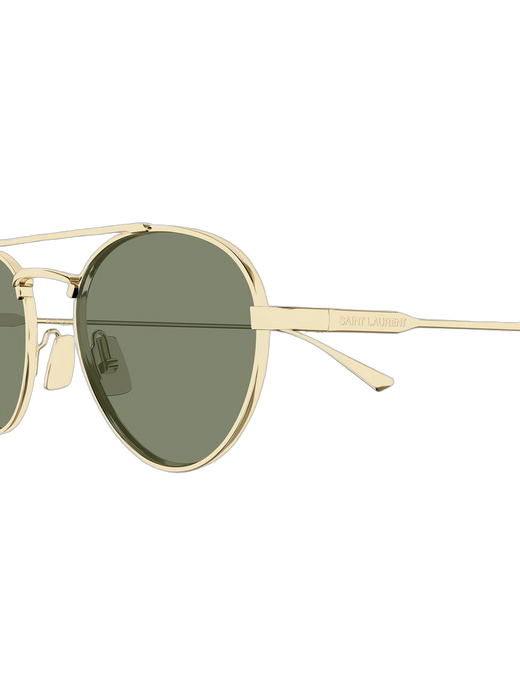 Saint Laurent Sl Sunglasses — Gold Metal
