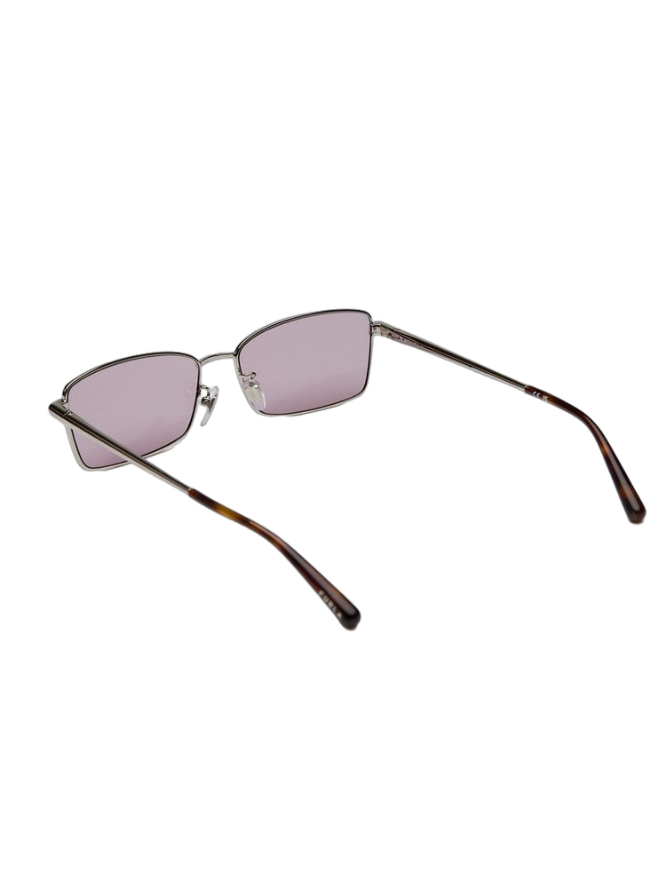 Furla Sfub18 Metal Rectangle Sunglasses — Pink