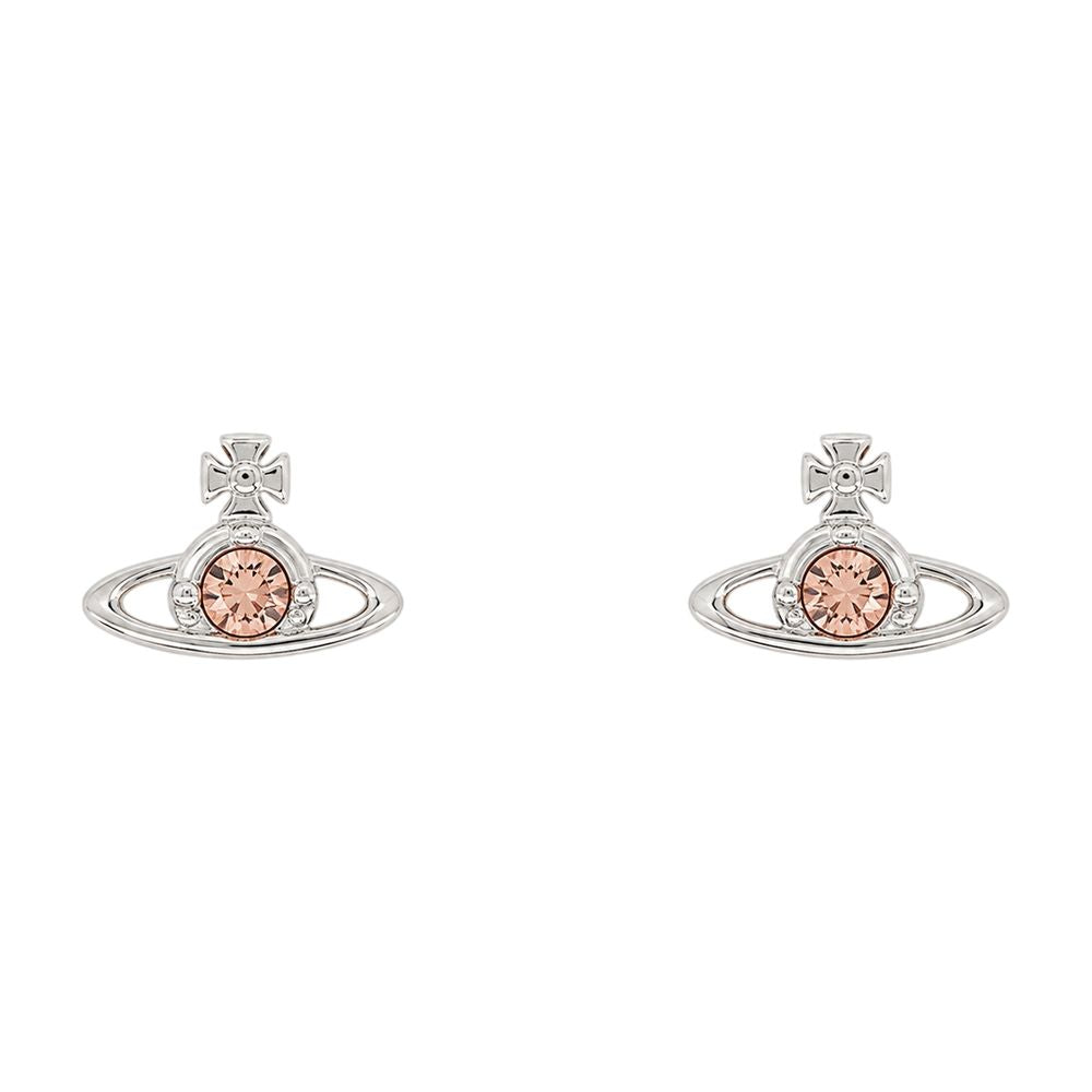 Vivienne Westwood Nano Solitaire Earrings — Silver Metal