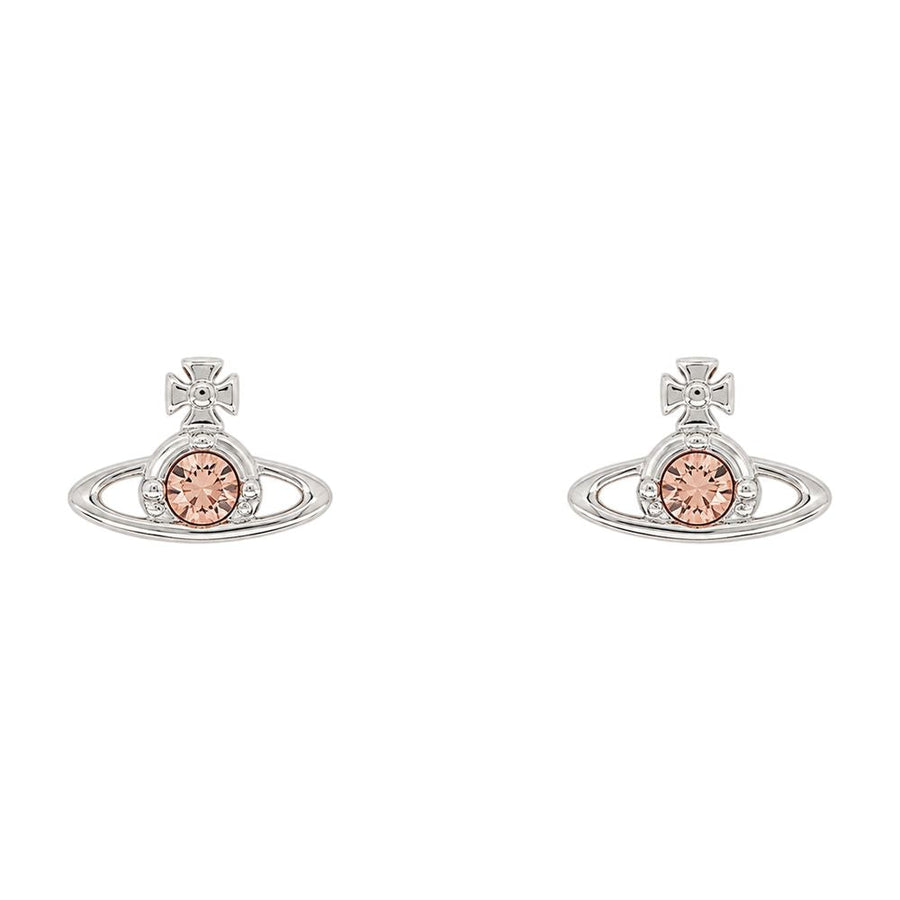 Vivienne Westwood Nano Solitaire Earrings — Silver Metal