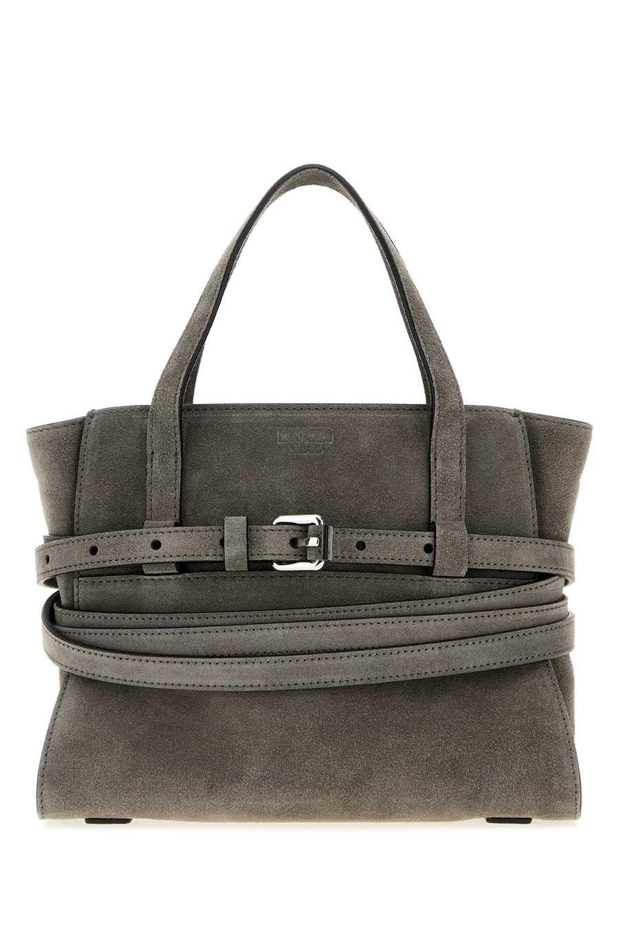 Moschino Top Handle Bag — Gray