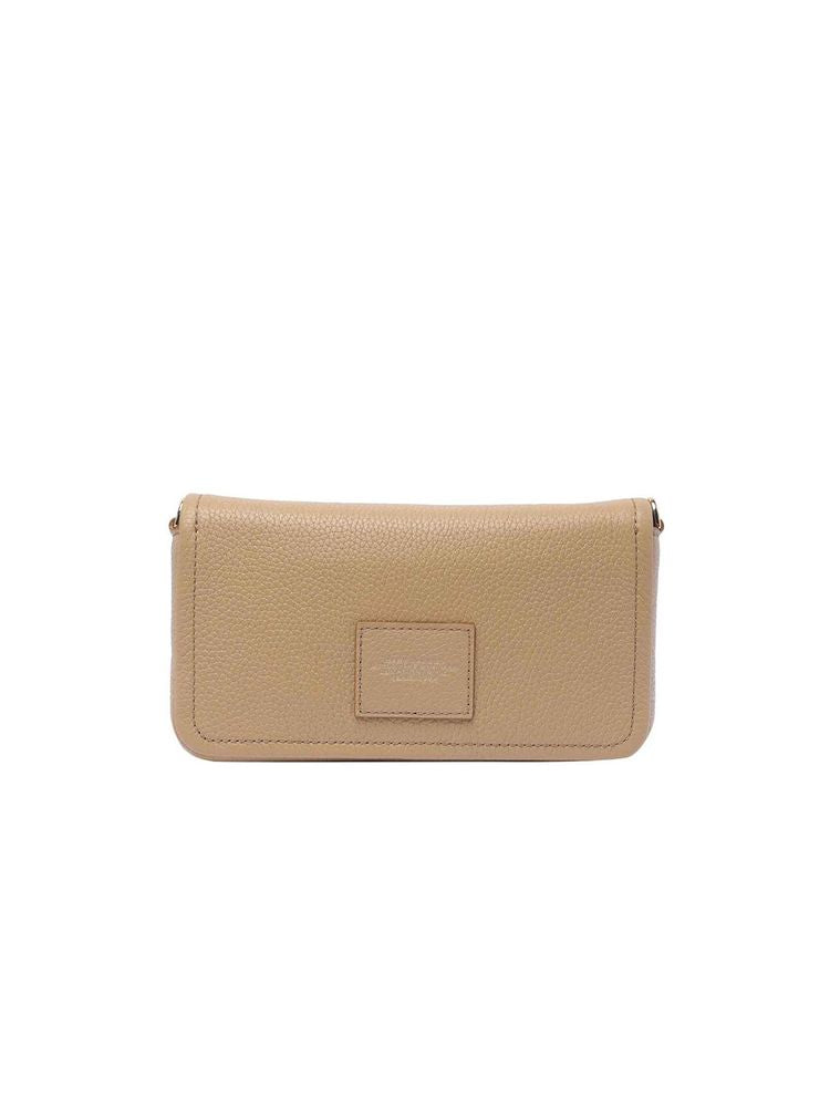 Marc Jacobs Grain Leather Crossbody Bag — Camel