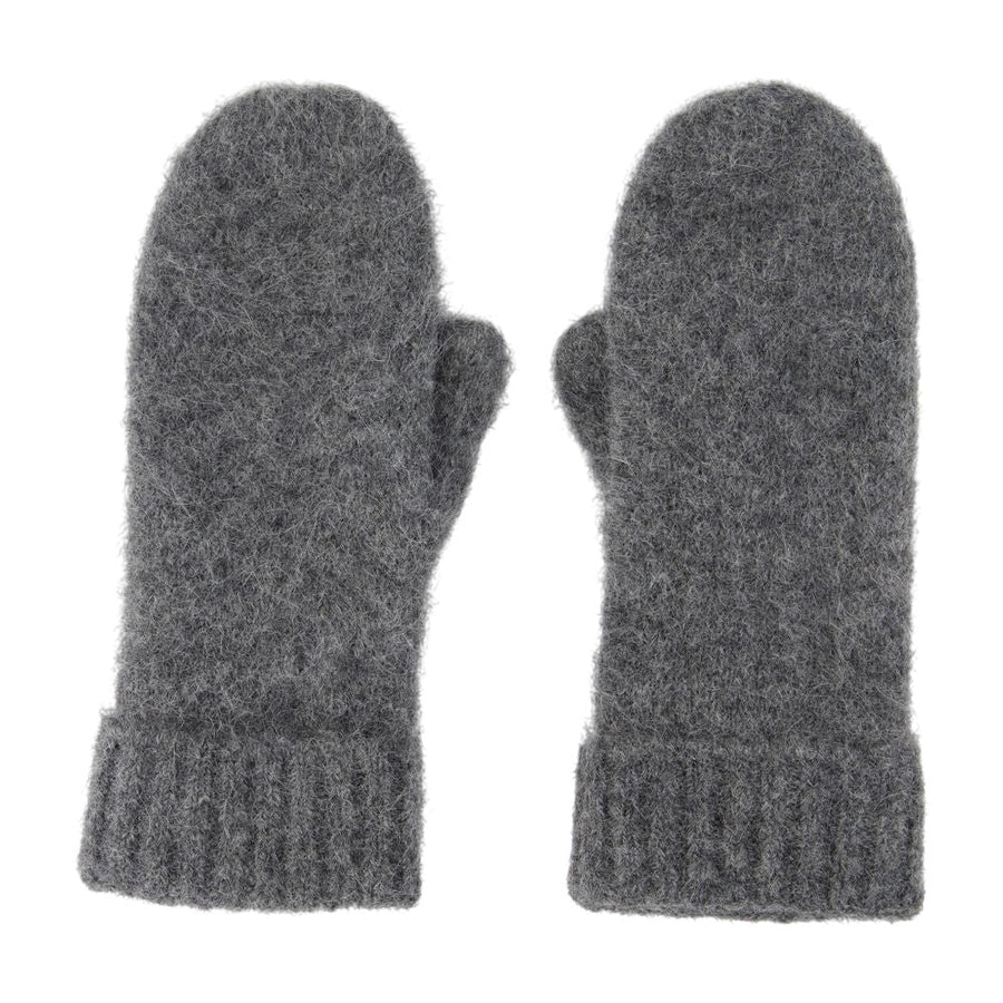 Samsøe Wool Mittens — Gray Glove