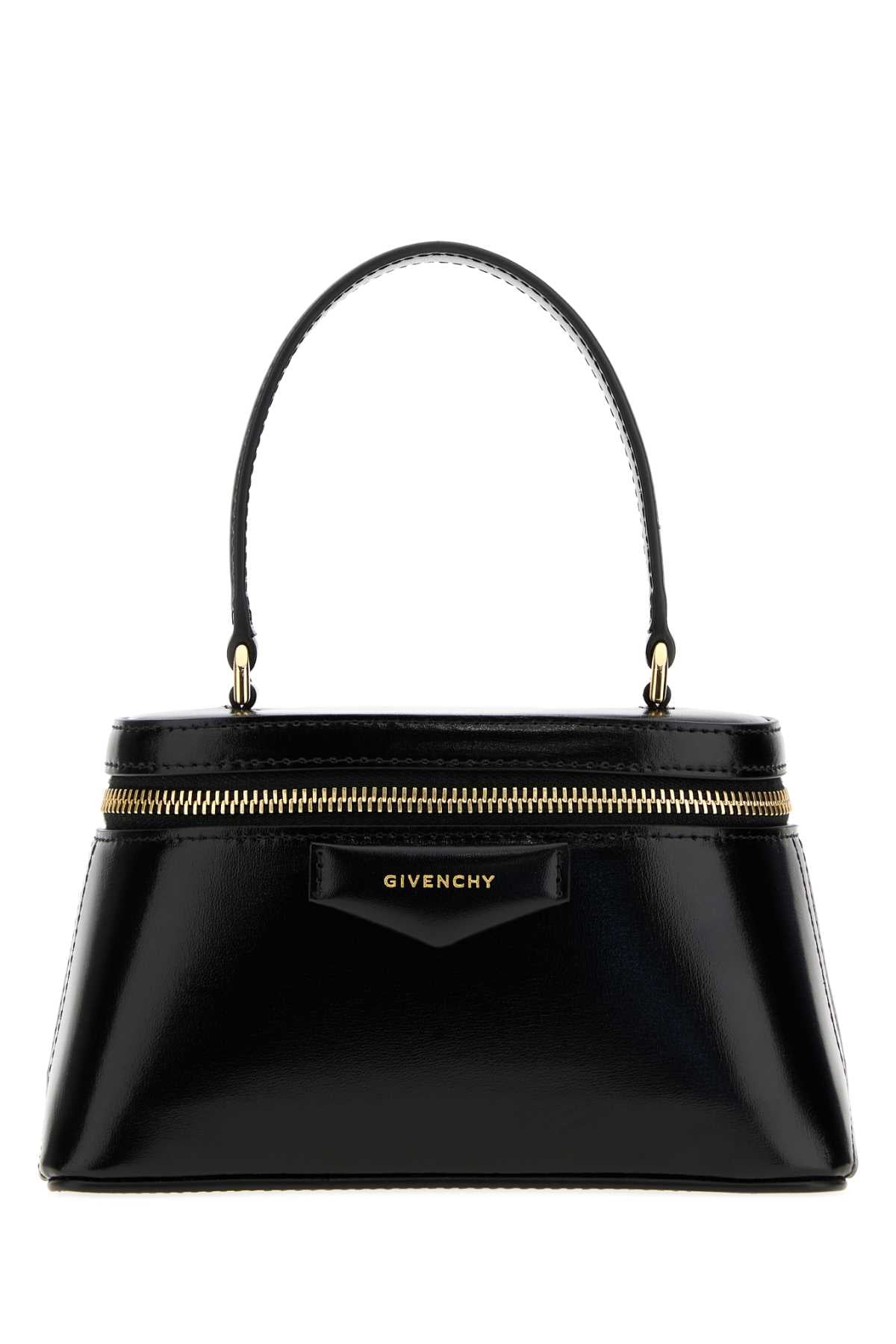 Givenchy Patent Leather Top Handle Bag — Black